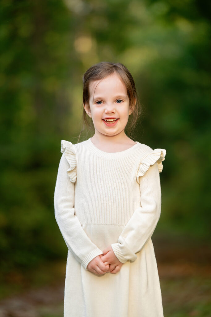Young girl posing for portraits York PA